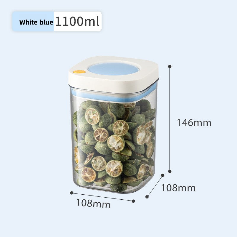 Vacuum Food Storage Box Kitchen Organizer Box Stackable Storage Jar Stackable Cereal Storage Container Transparent Container