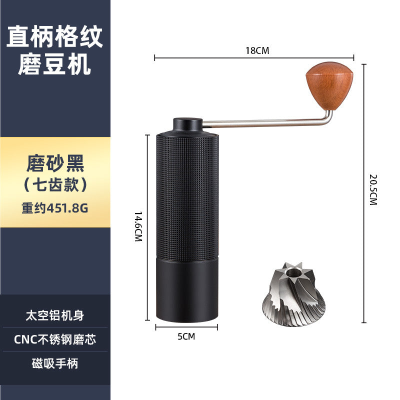 Manual Coffee Grinder Stainless Steel Conical Burr Adjustable Setting High Quality Portable Hand Grinder