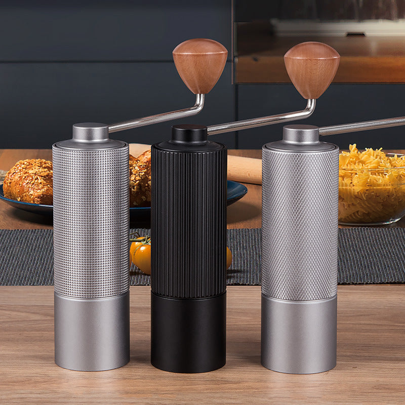 Manual Coffee Grinder Stainless Steel Conical Burr Adjustable Setting High Quality Portable Hand Grinder