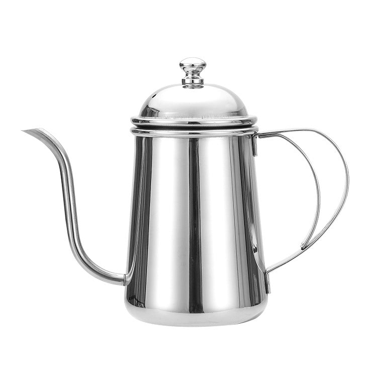 650ml Gooseneck Coffee Kettle Stainless Steel Tea Pot Drip Kettle Kitchen Accessories Stainless Steel Coffee Kettle