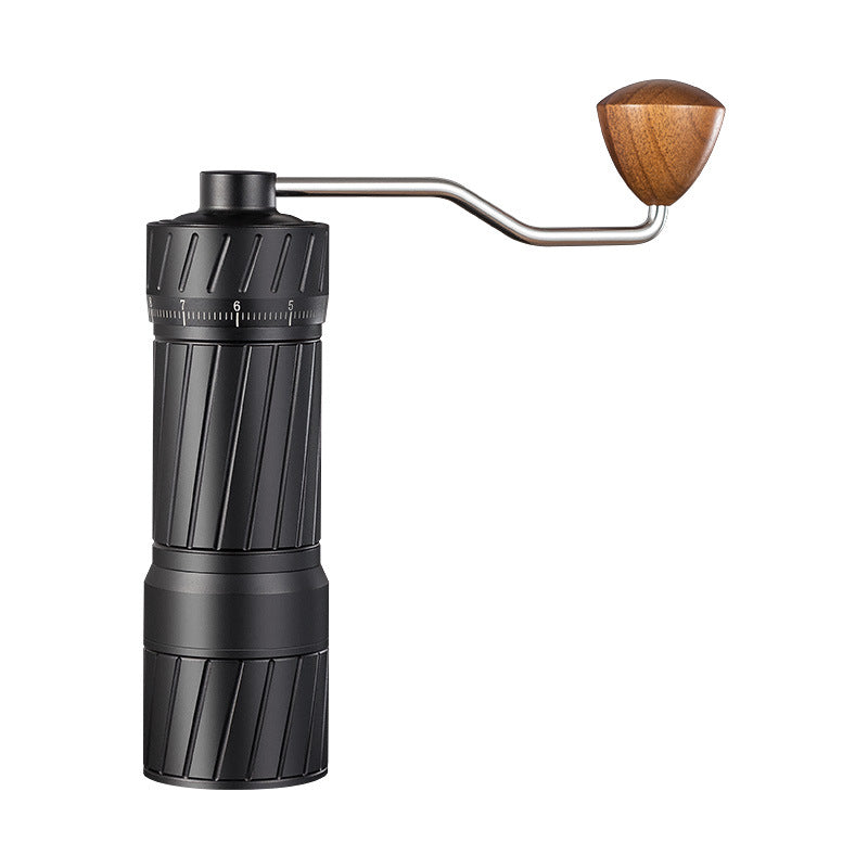 Manual Coffee Grinder with External Adjustable Settings, 7-Core Stainless Steel Conical Burr for Espresso and Pour-Over Brewing