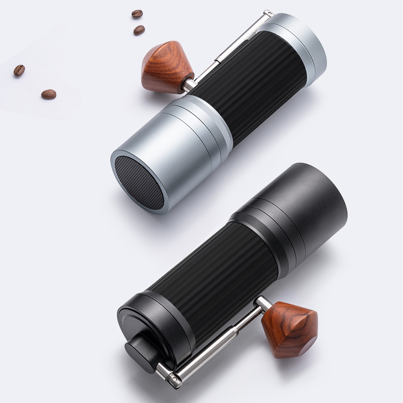LUCKYONER Upgrade Manual Coffee Grinder CNC Professional Stainless Steel Diamond Adjustable Manual Burr Coffee Bean Grinding