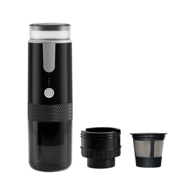 Portable Electric Coffee Maker,12V Rechargeable Espresso Machine Compatible NS Capsules,Mini Coffee Maker for Office Travel Camping Driving