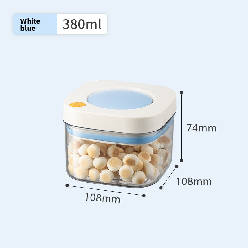 Vacuum Food Storage Box Kitchen Organizer Box Stackable Storage Jar Stackable Cereal Storage Container Transparent Container