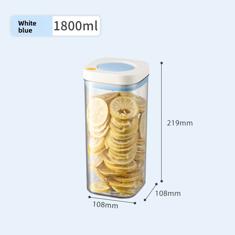 Vacuum Food Storage Box Kitchen Organizer Box Stackable Storage Jar Stackable Cereal Storage Container Transparent Container