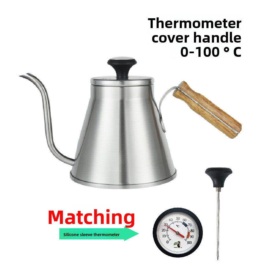 Good Quality Modern Handmade Vintage Copper Kettle Copper Tableware Serving Tea Pots with Wood Handle Hand drip kettle