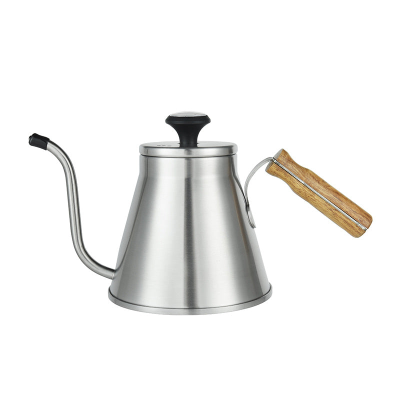 Good Quality Modern Handmade Vintage Copper Kettle Copper Tableware Serving Tea Pots with Wood Handle Hand drip kettle