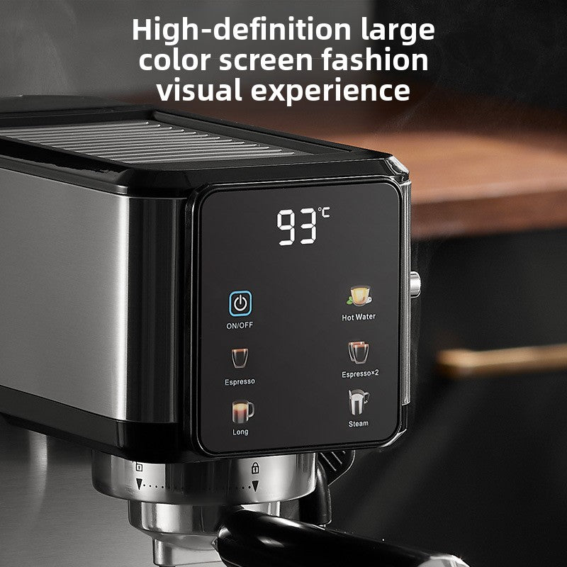 Espresso, 20 Bar Dual Boiler Latte Maker with Touch Control & Digital Temperature Display, Compact Coffee Machine for Home, Automatic Milk Frother