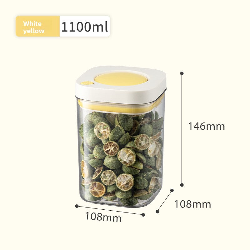 Vacuum Food Storage Box Kitchen Organizer Box Stackable Storage Jar Stackable Cereal Storage Container Transparent Container