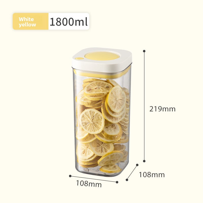 Vacuum Food Storage Box Kitchen Organizer Box Stackable Storage Jar Stackable Cereal Storage Container Transparent Container
