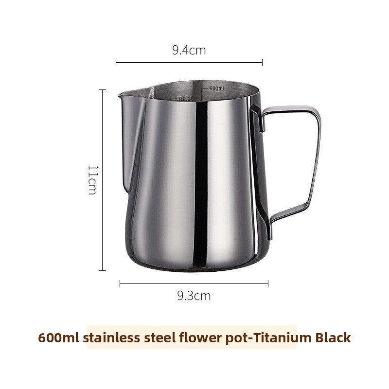 304 stainless steel coffee cup spout coffee cup milk frother coffee cup tools coffee utensil