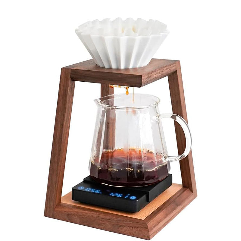 Coffee Dripper Stand, Pour Over Coffee Filters, Wood Coffee Dripper Stand, Conical Filter Cup Holder, Best Coffee Brewing Tools for Home, Cafe,Office