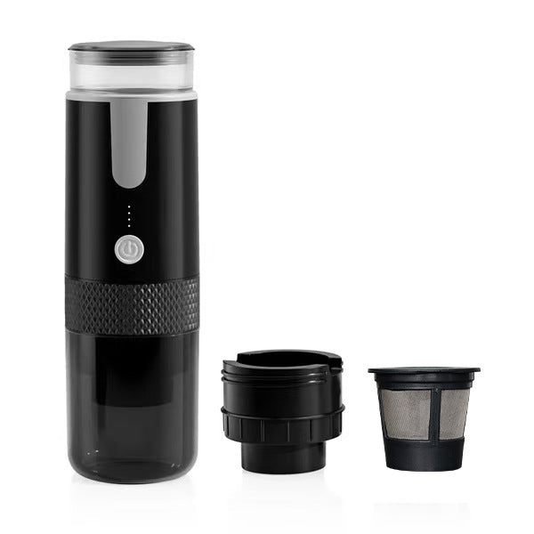 Portable Electric Coffee Maker,12V Rechargeable Espresso Machine Compatible NS Capsules,Mini Coffee Maker for Office Travel Camping Driving