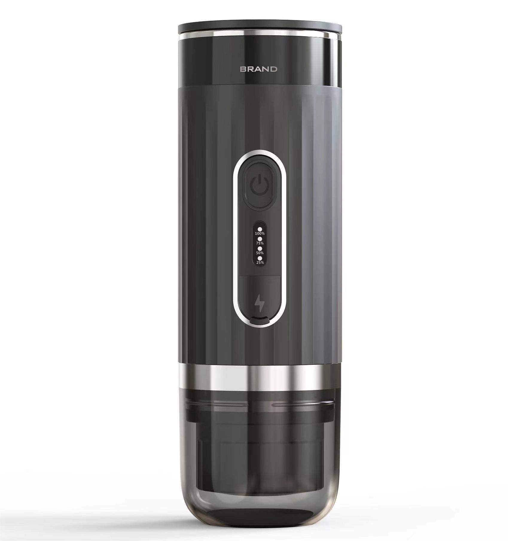 Portable Electric Coffee Maker,12V Rechargeable Espresso Machine Compatible NS Capsules,Mini Coffee Maker for Office Travel Camping Driving