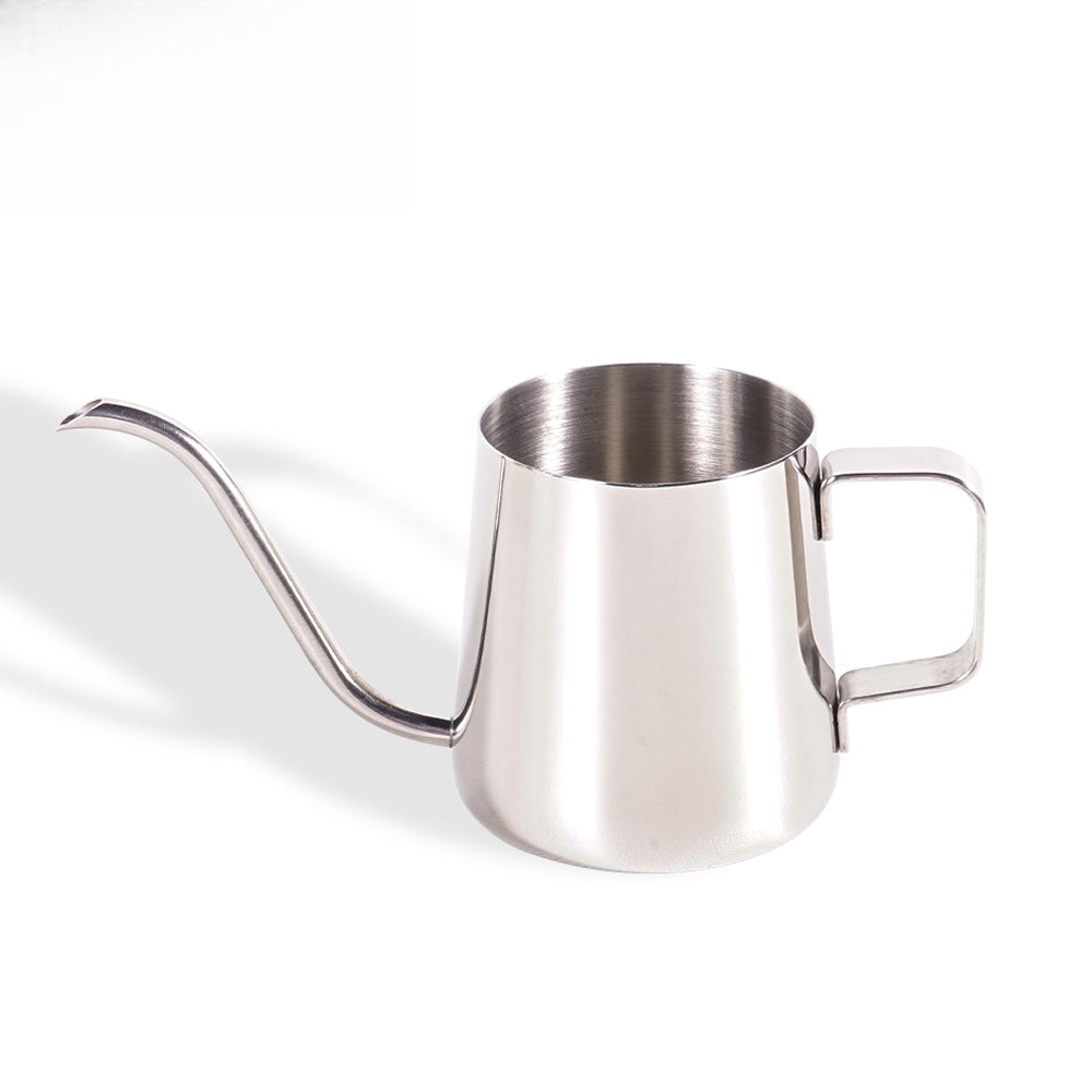 Stainless Steel Goose Neck Coffee Pot, Hand Drip, Italian Machine, Moka Pot, Tea Kettle, Kitchen Coffee Accessories, 250ml 350ml