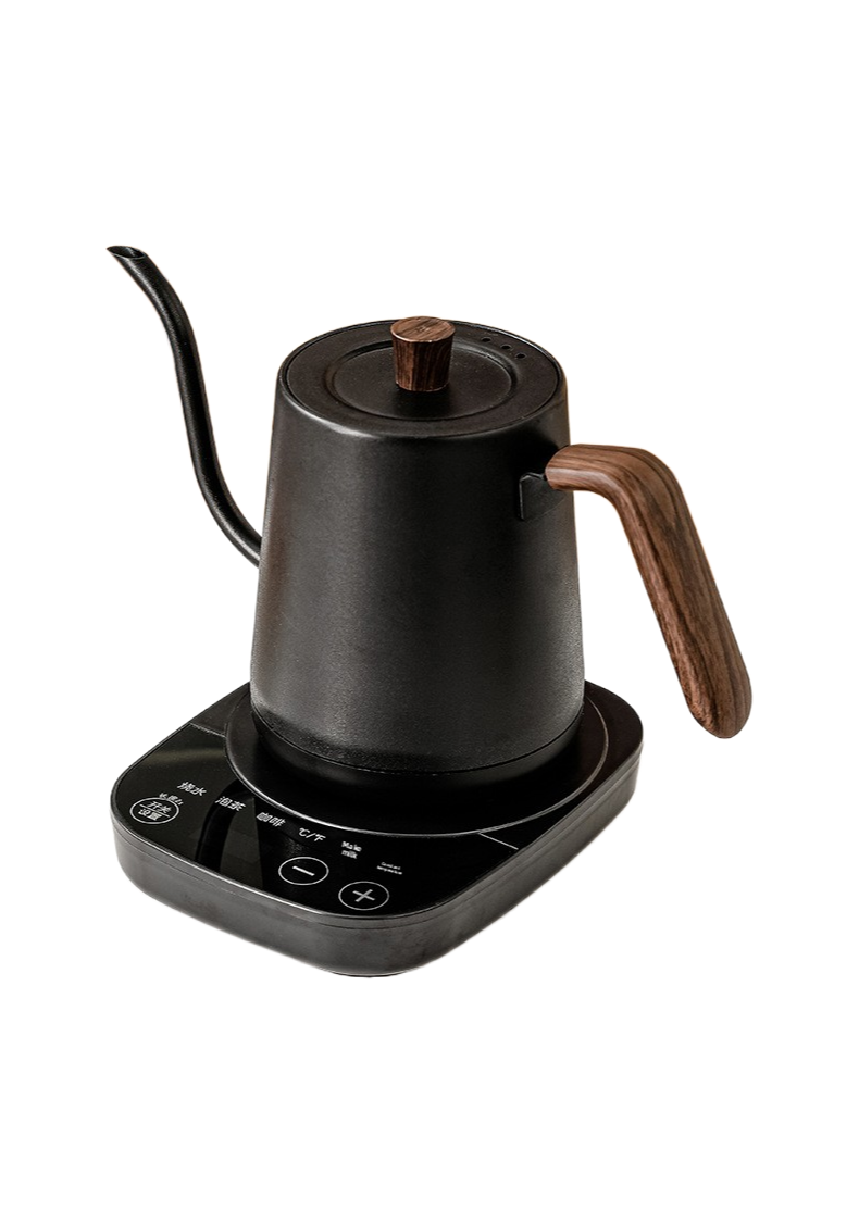 Hand Brew Coffee Pot Smart Teapot Temperature Control Pot 1000W Rapid Heating Kettle 110v/220v Gooseneck Electric Kettle 800ml