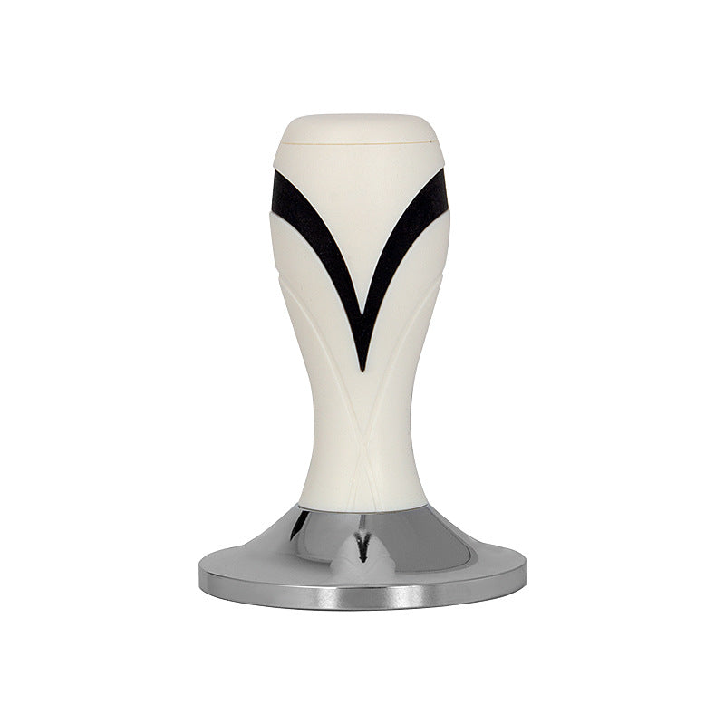 Coffee Tamper Coffee Hand Press Espresso Tamper Flat Base for Picnic Cafe Hotel Bar, Black, 51mm