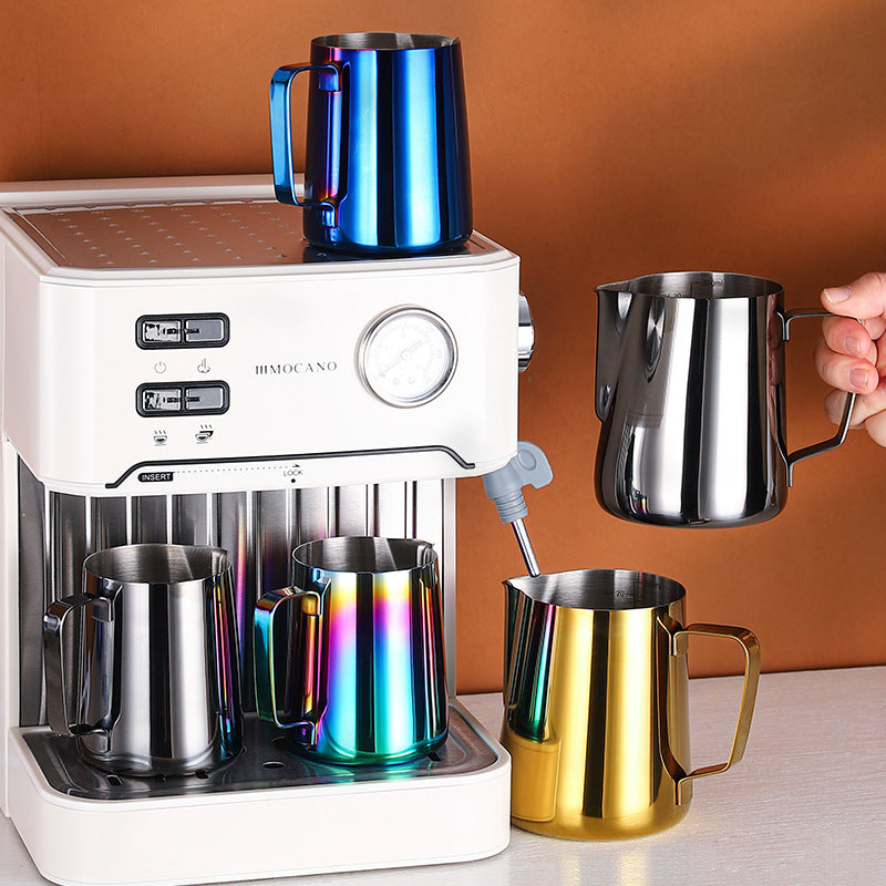 304 stainless steel coffee cup spout coffee cup milk frother coffee cup tools coffee utensil