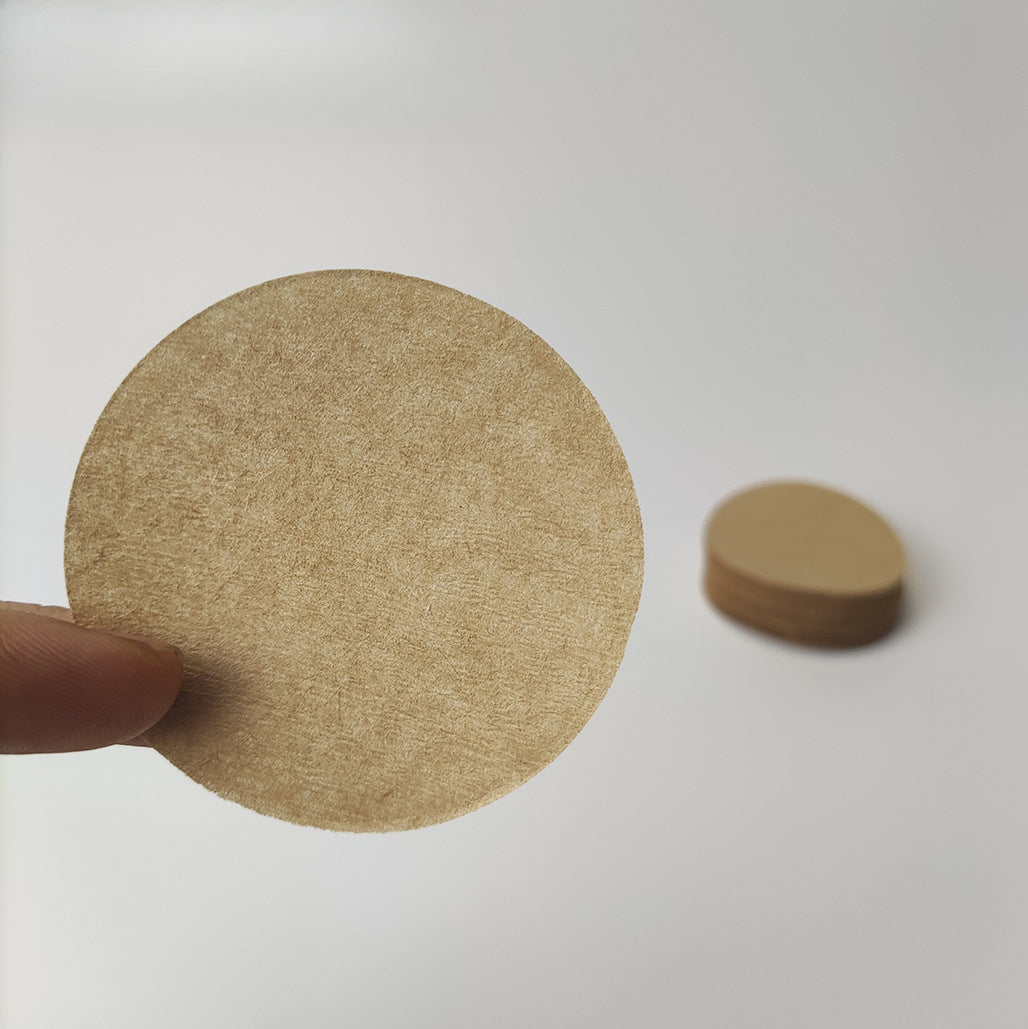 Coffee Filters Papers, 100 Pcs×58mm Round Coffee Filters Papers, Micro Paper Filters Replacement Compatible with Coffee and Espresso Maker - Natural