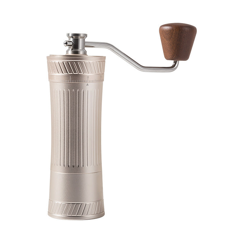 7-Star Manual Coffee Grinder 38mm Detachable Burr Core Adjustable Coarse to Fine Grinding Portable Hand Mill for Espresso Maker