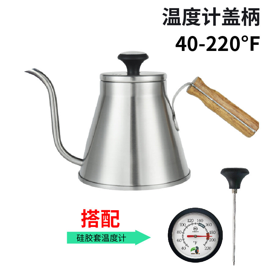 Good Quality Modern Handmade Vintage Copper Kettle Copper Tableware Serving Tea Pots with Wood Handle Hand drip kettle