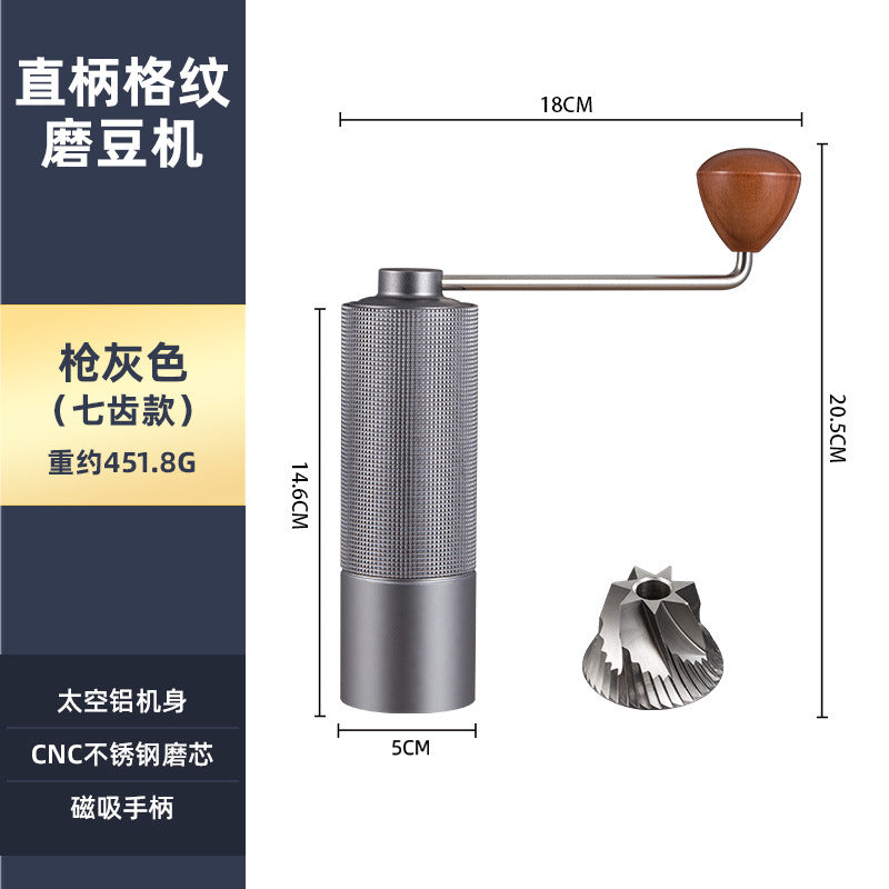 Manual Coffee Grinder Stainless Steel Conical Burr Adjustable Setting High Quality Portable Hand Grinder