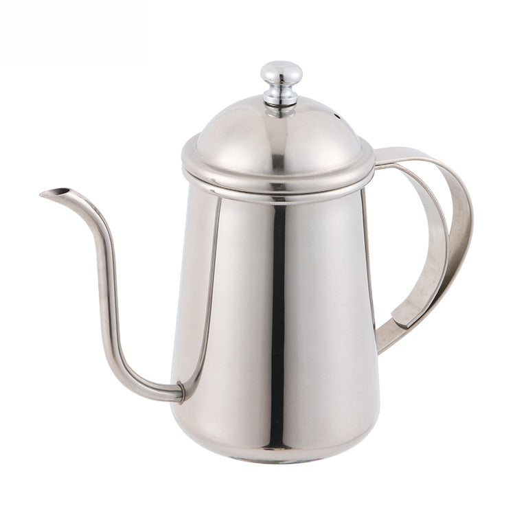 650ml Gooseneck Coffee Kettle Stainless Steel Tea Pot Drip Kettle Kitchen Accessories Stainless Steel Coffee Kettle