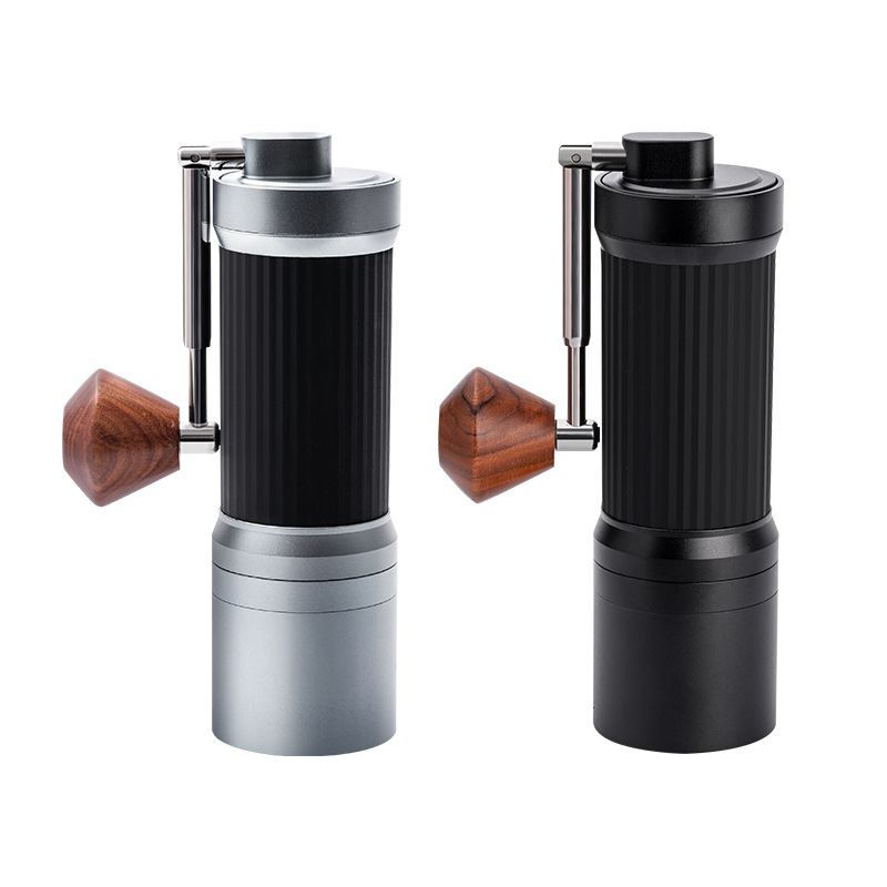 LUCKYONER Upgrade Manual Coffee Grinder CNC Professional Stainless Steel Diamond Adjustable Manual Burr Coffee Bean Grinding