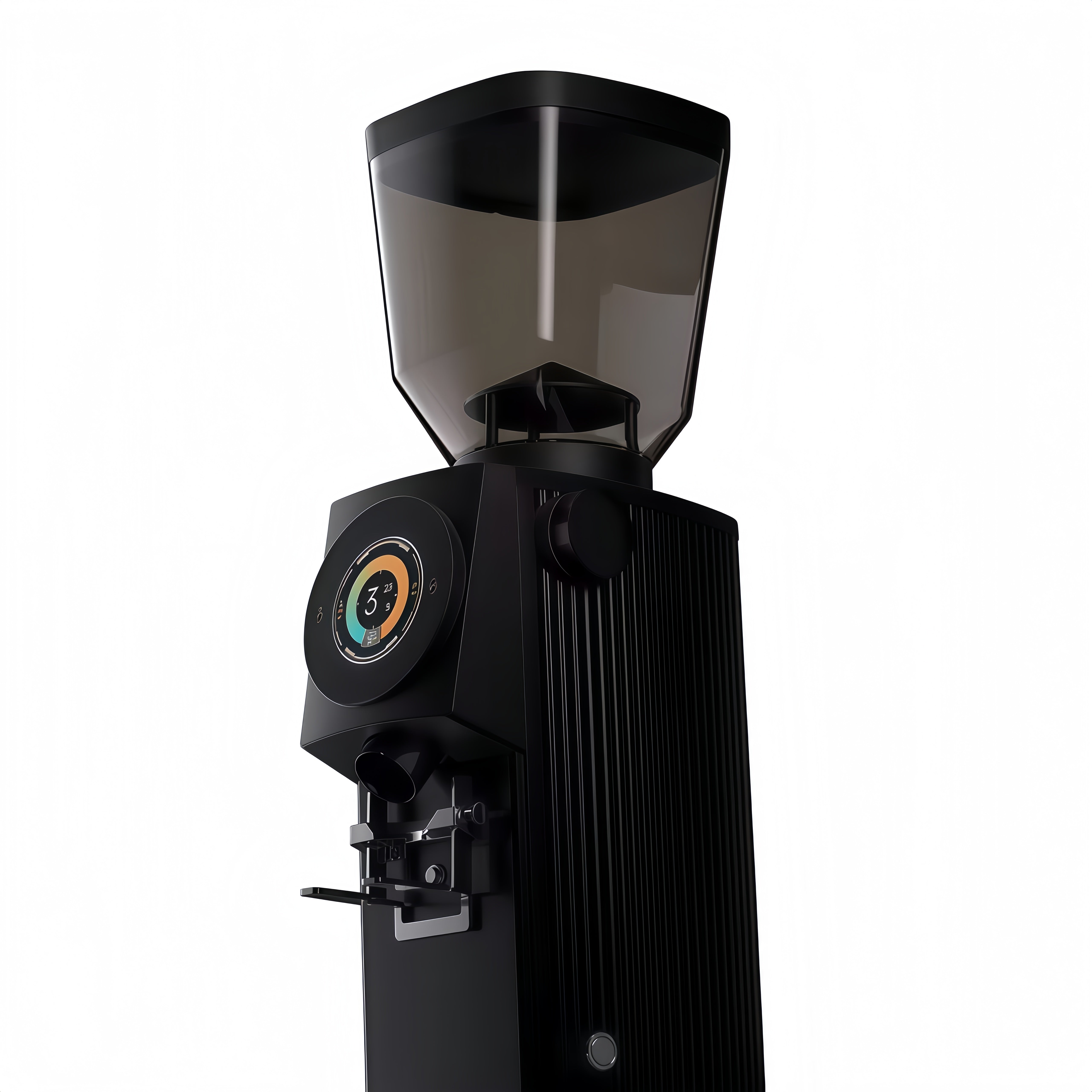 G83E Commercial Coffee Grinder - 83mm Flat Burr, Plasma Anti-Static Technology, HD Touch Display, 1100g Capacity