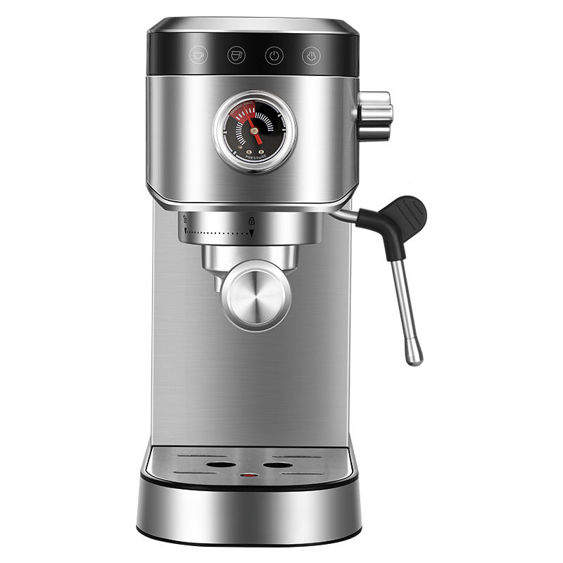 Espresso Machine 20 Bar, Professional Espresso Maker with Milk Frother Steam Wand, Compact Coffee Machine with 37oz Removable Water Tank