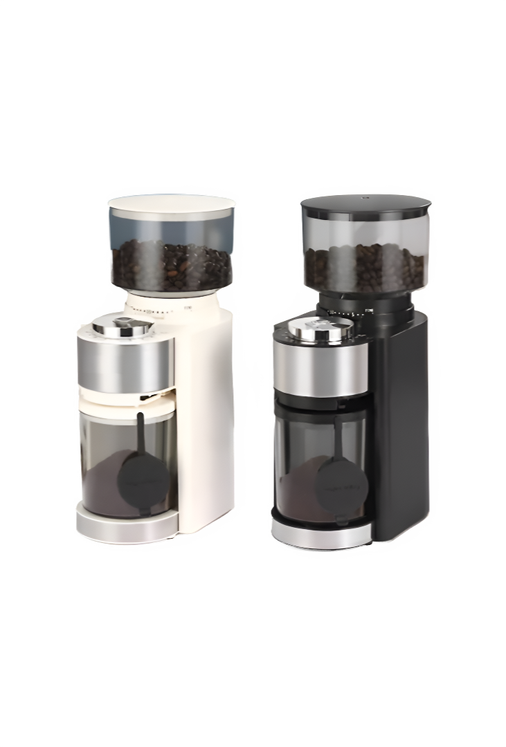 Coffee Grinder, Electric Conical Coffee Bean Grinder With 25Adjustable Grind Settings For 2-12 Cups, Sliver & Black