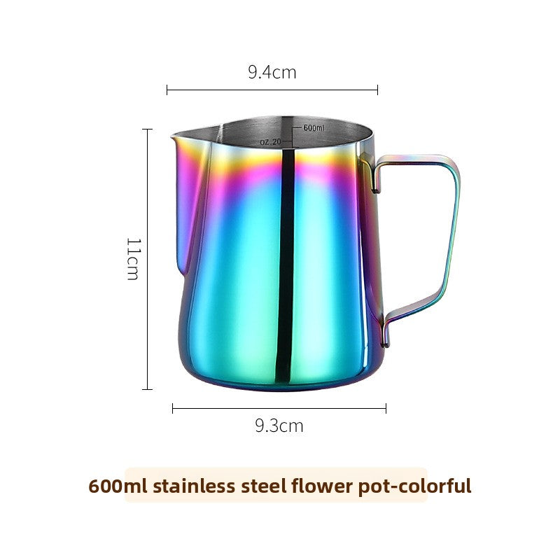 304 stainless steel coffee cup spout coffee cup milk frother coffee cup tools coffee utensil