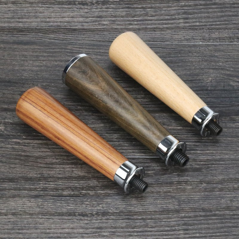 (Coffee Supplies & Accessories) Espresso Machine Port Accessories, Semi-Automatic Espresso Machine Filter Handle, Wooden Handle Accessories M10 M12